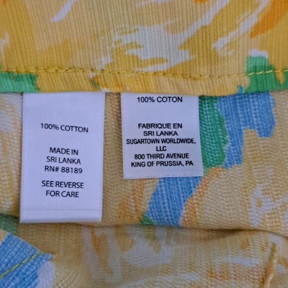 Lilly Pulitzer First Impression Deenie Shorts Sunglow Yellow 5” Inseam - Picture 11 of 12